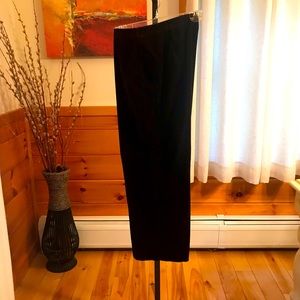 Super soft black velour slacks from Liz Claiborne/Liz Sport. Size 12.